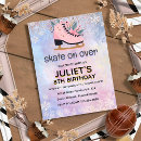 Search for blue ice skates invitations Pink