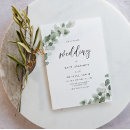 Search for elegant watercolor greenery wedding invitations Modern