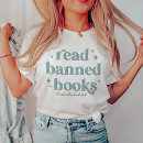 Search for read banned books tshirts Library