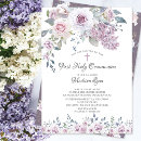 Search for first communion invitations Floral
