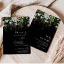 Search for greenery and gold invitations For her