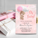 Search for baby sprinkle party invitations Pink