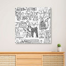 Search for female canvas prints Pattern