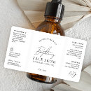 Search for essential oil labels Minimalist