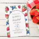 Search for berry sweet one birthday invitations Arch