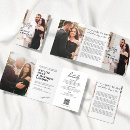 Search for book wedding invitations Black and white