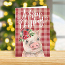 Search for pig christmas cards Farm