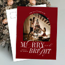 Search for bright red postcards Typography