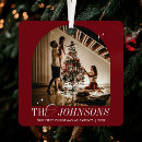 Search for familys first christmas tree decorations Family photo