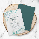 Search for marble engagement party invitations Greenery
