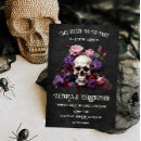 Search for skull 4x6 invitations Skeleton