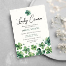 Search for lucky charm invitations Irish