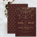 Search for maroon and gold wedding invitations Classic