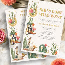Search for rustic hen party invitations Wild west