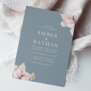 Search for dusty blue and pink wedding invitations Blush