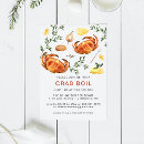Search for crab boil invitations Watercolor