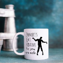 Search for zombie brains mugs Funny
