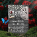 Search for barn bridal shower invitations Typography
