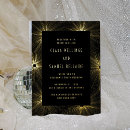 Search for fireworks wedding invitations Black