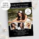 Search for white graduation invitations Photo collage