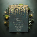 Search for forest wedding invitations Emerald green