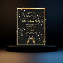 Search for cheers to 80 years birthday invitations Black