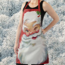 Search for jolly aprons Santa claus