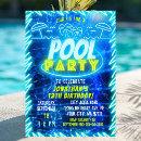 Search for pool party invitations Swimming