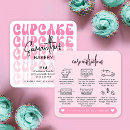 Search for cupcake business cards Retro