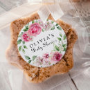 Search for pink rose baby shower stickers Elegant