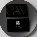 Search for monogram business cards Minimalist