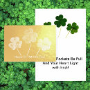 Search for three leaf clover cards Luck