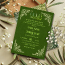 Search for islamic green invitations Vintage