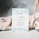 Search for white cloud invitations Blue and white