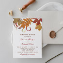Search for fall rehearsal dinner invitations Rustic