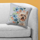 Search for yorkshire terrier cushions Floral
