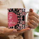 Search for large initial mugs Stylish and elegant