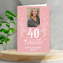 Search for 40 fabulous pink birthday cards Modern