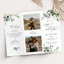 Search for tri fold wedding programs Calligraphy script