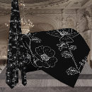 Search for black and white floral ties Groomsman