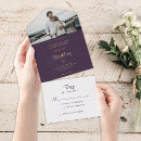Search for elegant dark purple wedding invitations Boho