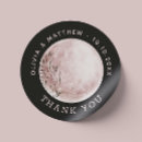 Search for moon wedding stickers Elegant