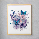Search for girls bedroom posters Butterflies