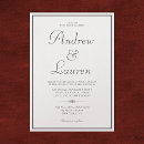 Search for elegant luxury wedding invitations Classy
