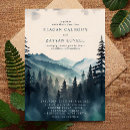 Search for rustic mountain wedding invitations Boho bohemian