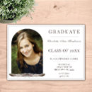 Search for photo frame graduation invitations White