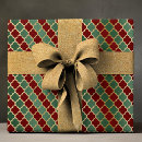 Search for red green gold wrapping paper Retro