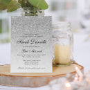Search for silver bar bat mitzvah invitations Elegant