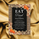 Search for eat drink be thankful invitations Harvest