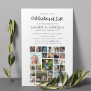 Search for memorial collage invitations Modern